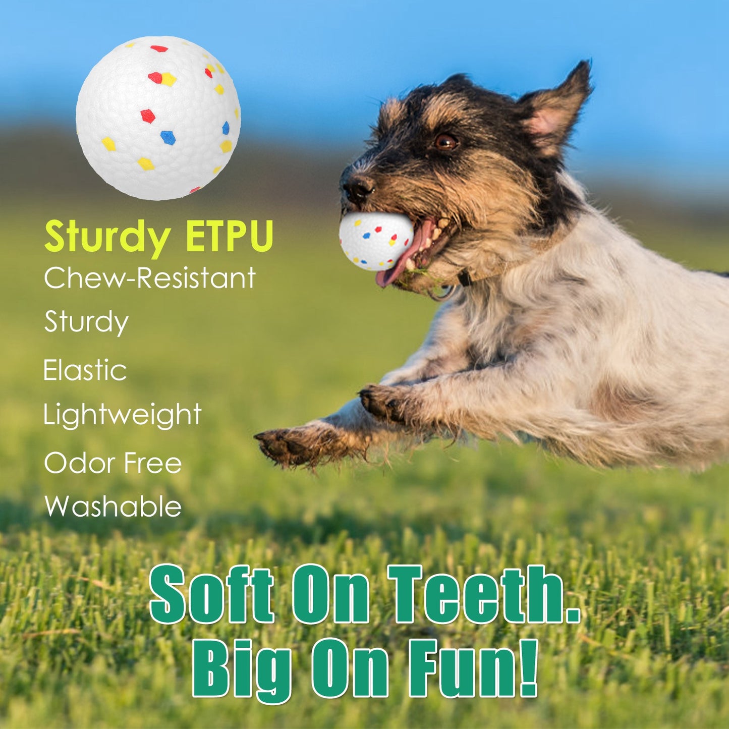 Automatic Dog Ball Launcher Rechargeable Interactive Pet Ball Thrower for Small Medium Dogs Interactive Dog Fetch Toy with 3 Adjustable Distance Settings 6Pcs 2.3In Balls