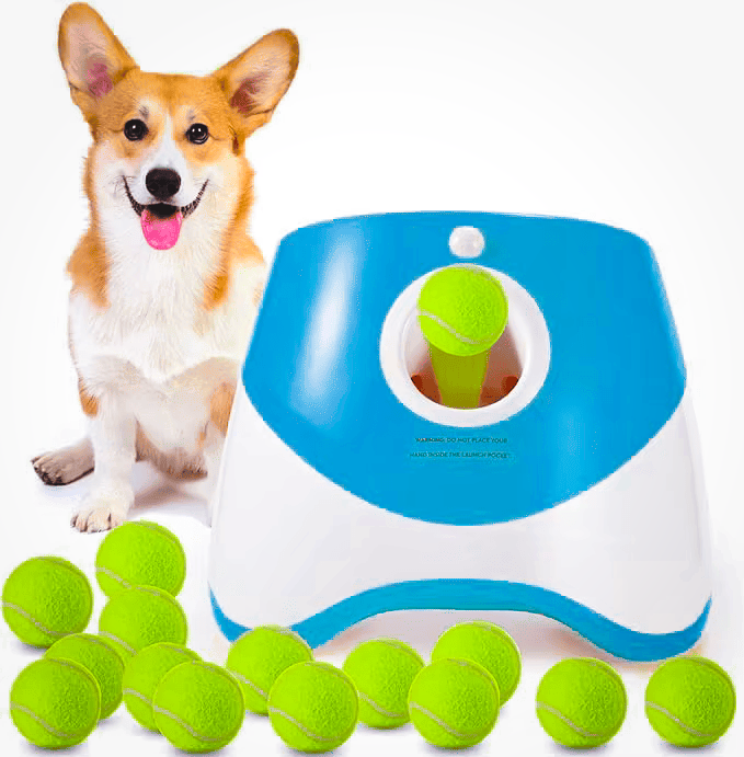 Automatic Ball  Launcher Machine-  Hands Free System with 3 Distance Levels